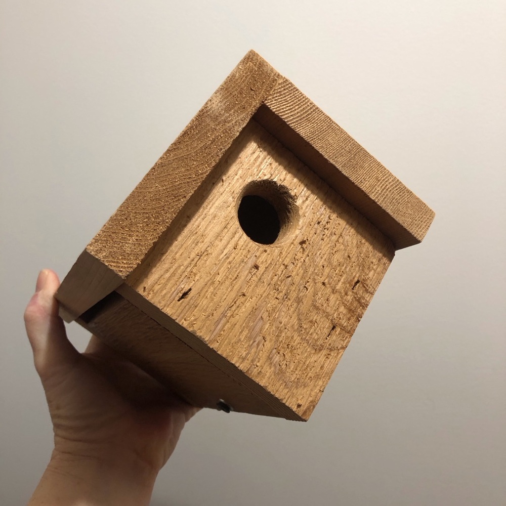 CEDAR Wood Birdhouse
